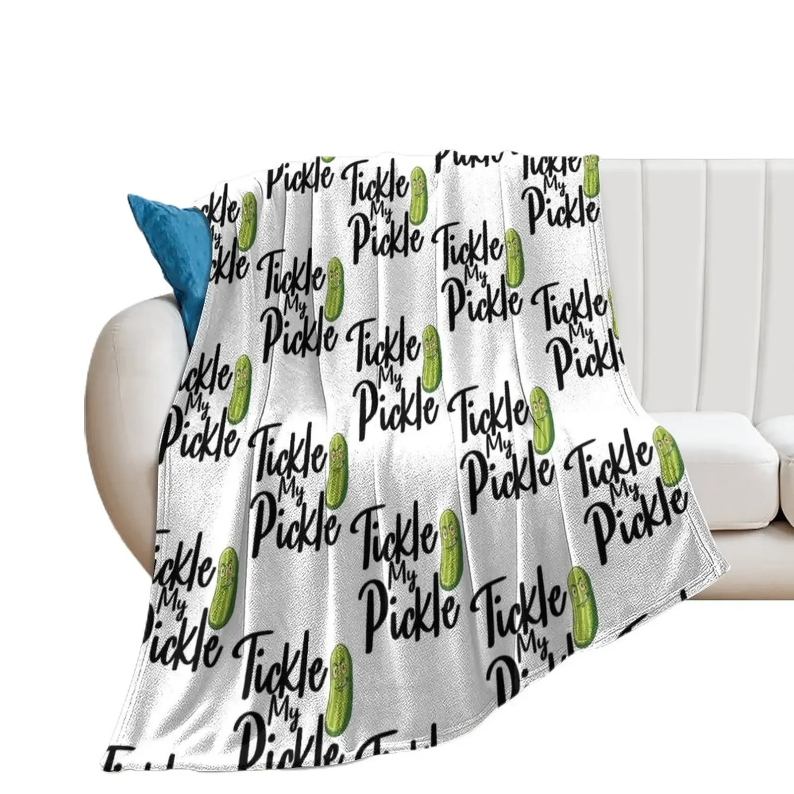 Tickle My Pickle Throw Blanket Picnic Designers sofa bed Kid'S Blankets