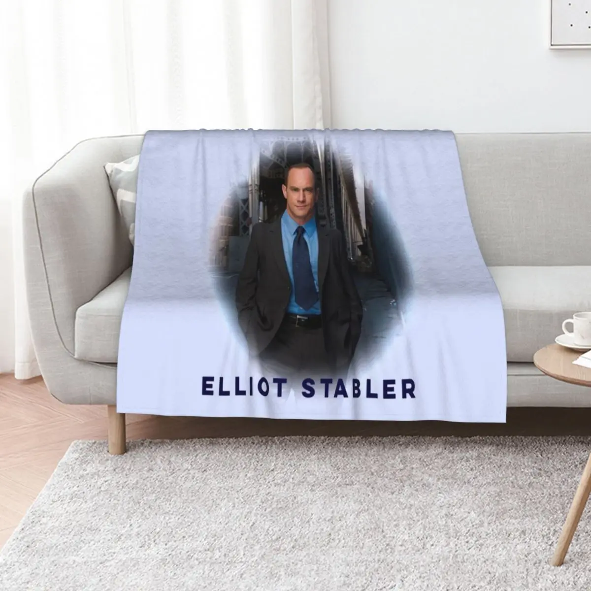 Elliot Stabler Throw Blanket Sofa Throw Comforter Warm Stuffeds Decorative Beds sofa bed Blankets