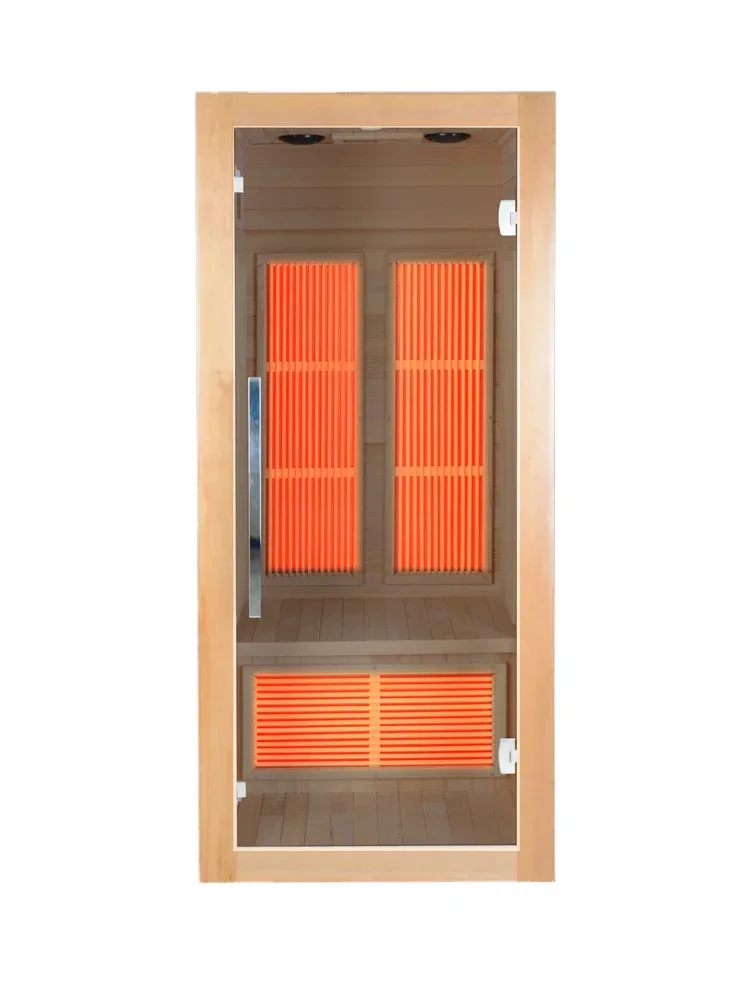 Double person sweat steaming room, fumigation sauna , dry steam room, infrared light wave solid wood sauna bath box