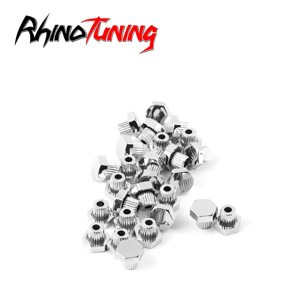 Rhino Tuning 100pcs 8.1mm(+ -1mm)/12mm(+ -1mm) Universal Car Wheel Rims Alloy Studs Plastic Cap Lip Screw  Wheel Nuts  Bolts