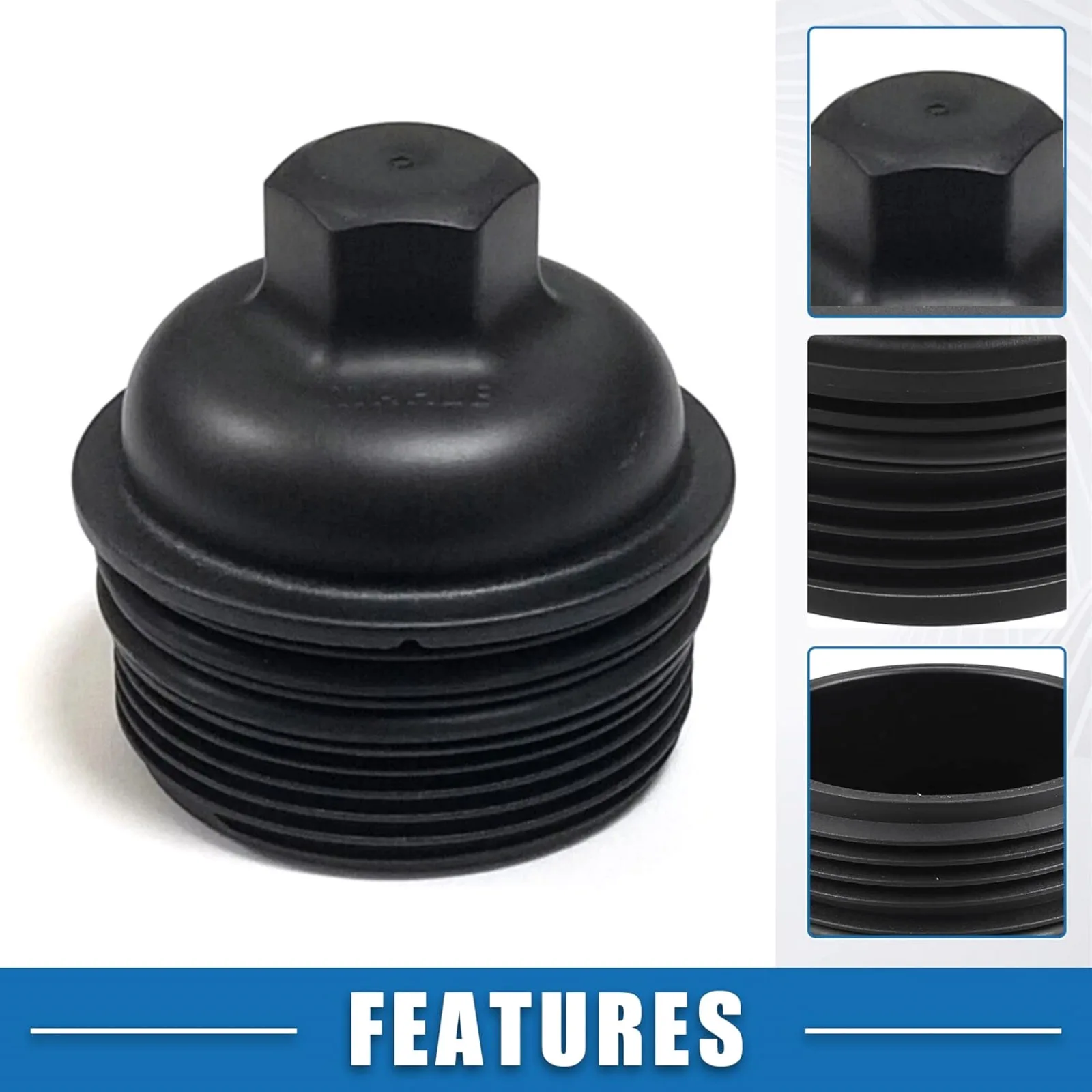 1Pc Vehicle Plastic Engine Oil Filter Cover Cap 26315-3N100 Replacement Parts For Genesis GV70 GV80 3.5L-V6 2021-2025 Auto Parts