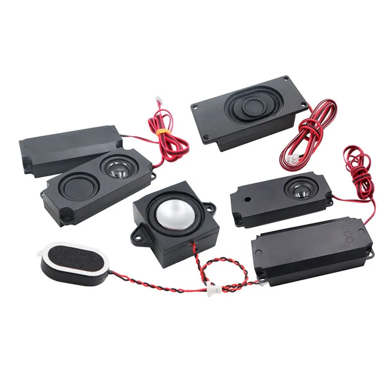 2pcs  Enclosed Cavity Speaker, Full Range Loudspeaker with Cable, For Kiosk, All-in-one, TV & Security DIY Audio Project