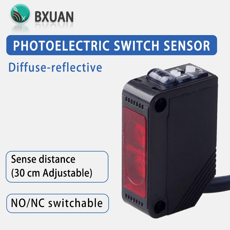 Square Photoelectric Switch Sensor Diffuse Reflection Retro Reflection Through Beam E3Z-D61/2-D81/2-R61-T61 Sensor