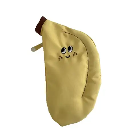Coin Pouch Canvas Coin Purse Mini Storage Bag Korean Style Banana Wallet Coin Bag Small Wallet Earphone Storage Bag Children