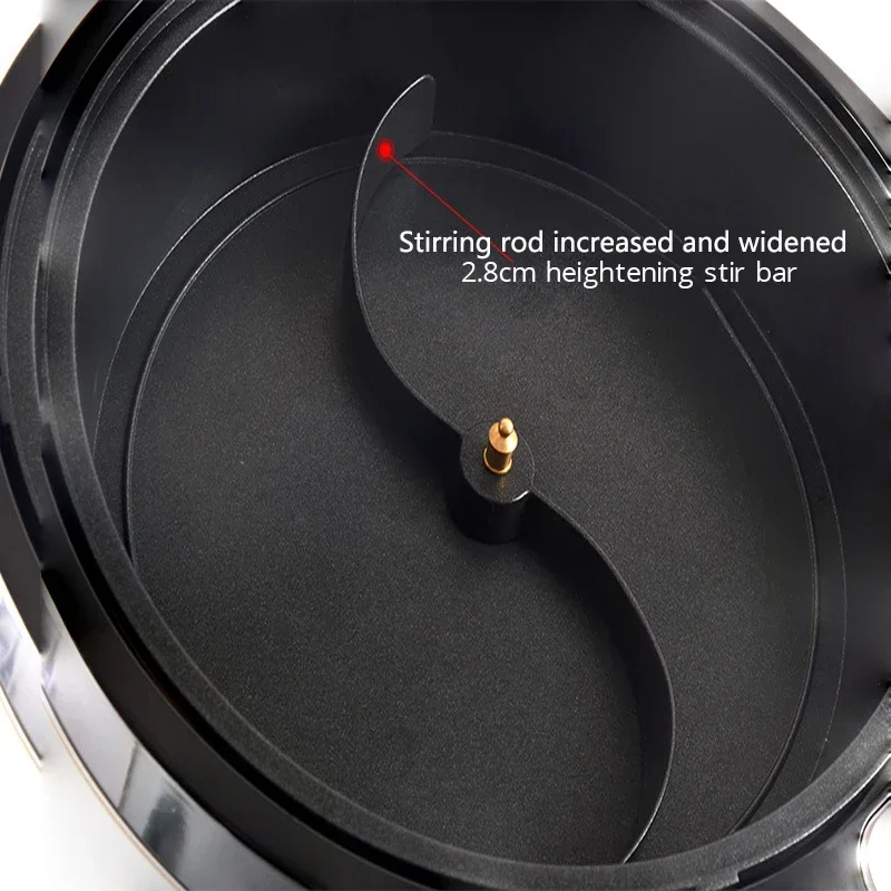 ماكينة تحميص حبوب البن الجديدة 110 فولت/220 فولت محمصة قهوة كهربائية سعة 1800 وات حبوب السمسم خبز الحبوب المتنوعة #5