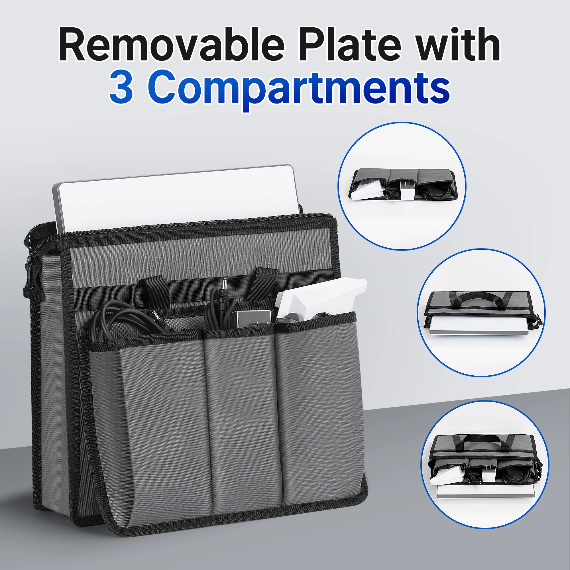 حافظة سفر صغيرة من Starlink لحقيبة يد Starlink Mini بسيطة غير منسوجة لهاتف Mini Starlink مع لوحة قابلة للإزالة لجهاز Mini #2