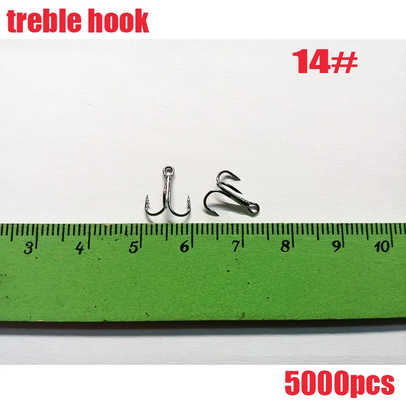 

2022 new fish hooks treble hooks small hooks sharp hook size: 14# quantily:5000pcs