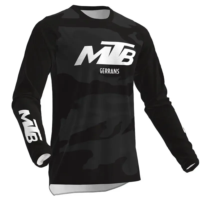 2026MEN'S LOOSE-FITTING LONG-SLEEVED MOUNTAIN BIKE T-SHIRT MOUNTAIN BIKE OFF-ROAD MOTORCYCLE RIDING JERSEY OUTDOOR T-SHIRT KIDS