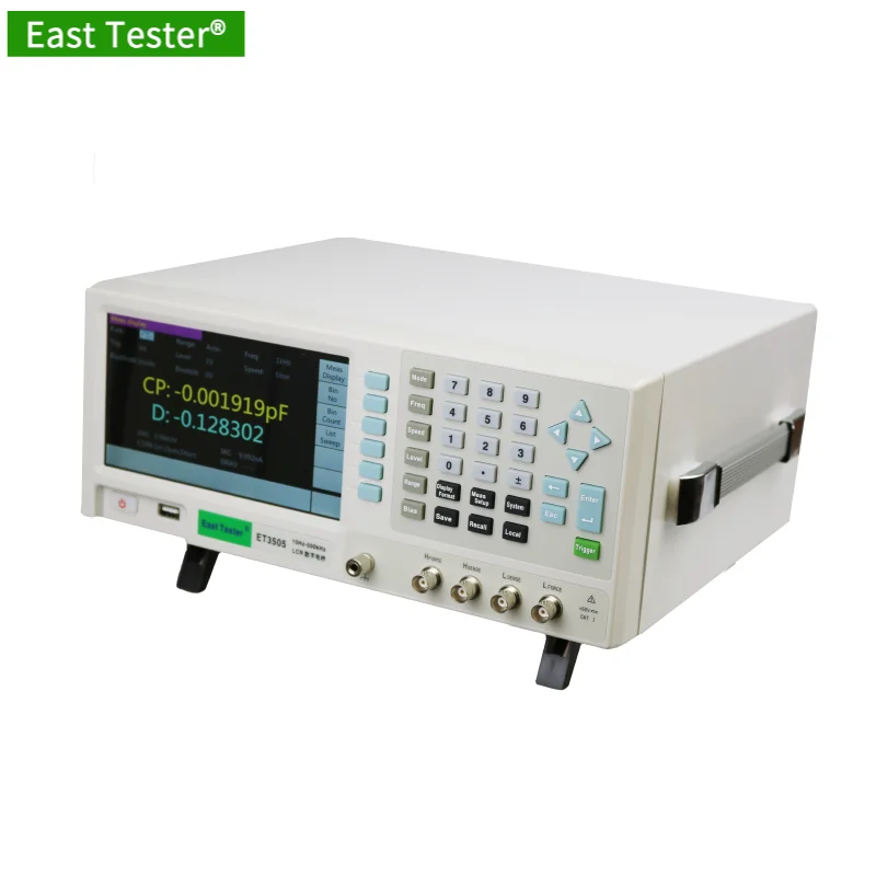 

EAST TESTER ET3510/ET3501/ET3502 Series Digital Bridges（LCR），0.05% Basic Accuracy ，A Maximum of 200 time/s Measuring Speed
