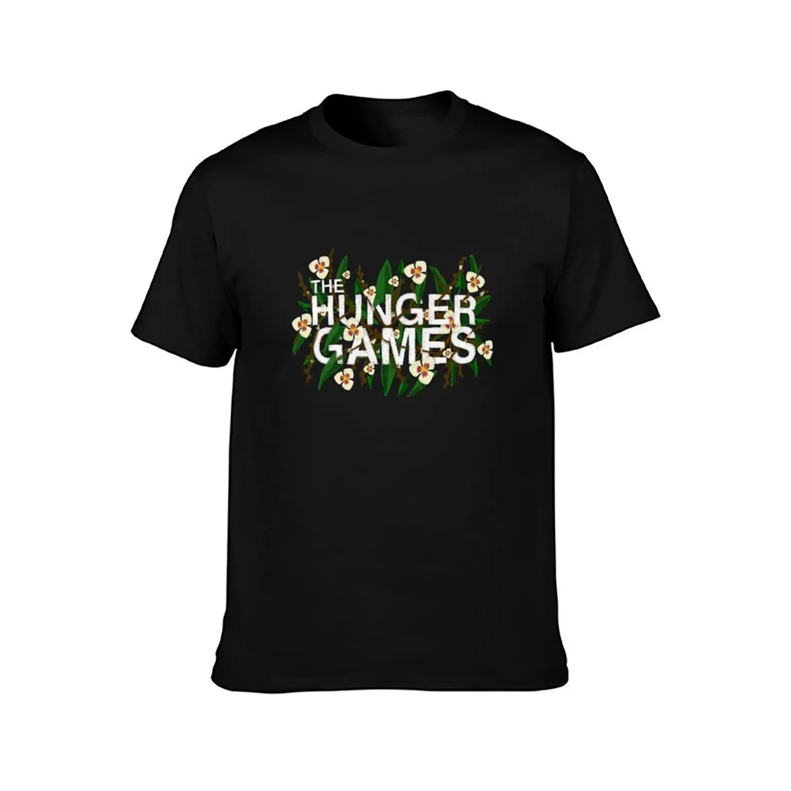 THG Flower T-Shirt Simple Casual Short Sleeve Cotton T-Shirt