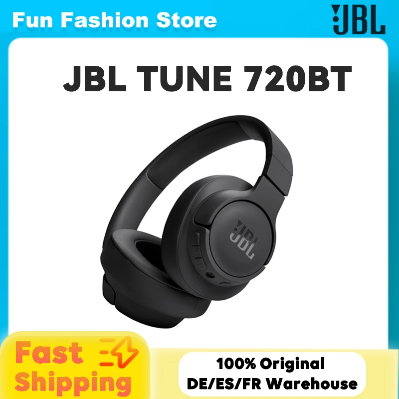 Jbl tune 720bt kabellose kopfhörer over-ear bluetooth headset jbl reiner bass sound