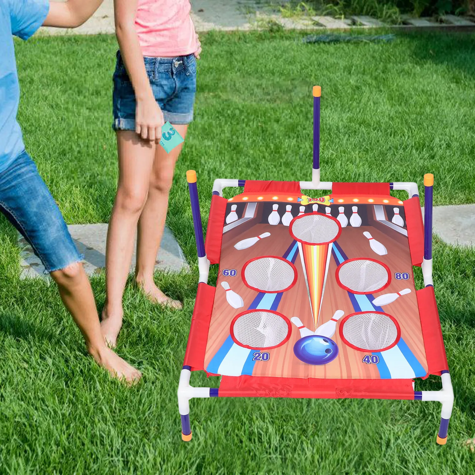 

1Set Animal Bean Bag Toss Game Folding Board Kids Outdoor Birthday Party Softball Pitching Training Game Bean Bag Toss
