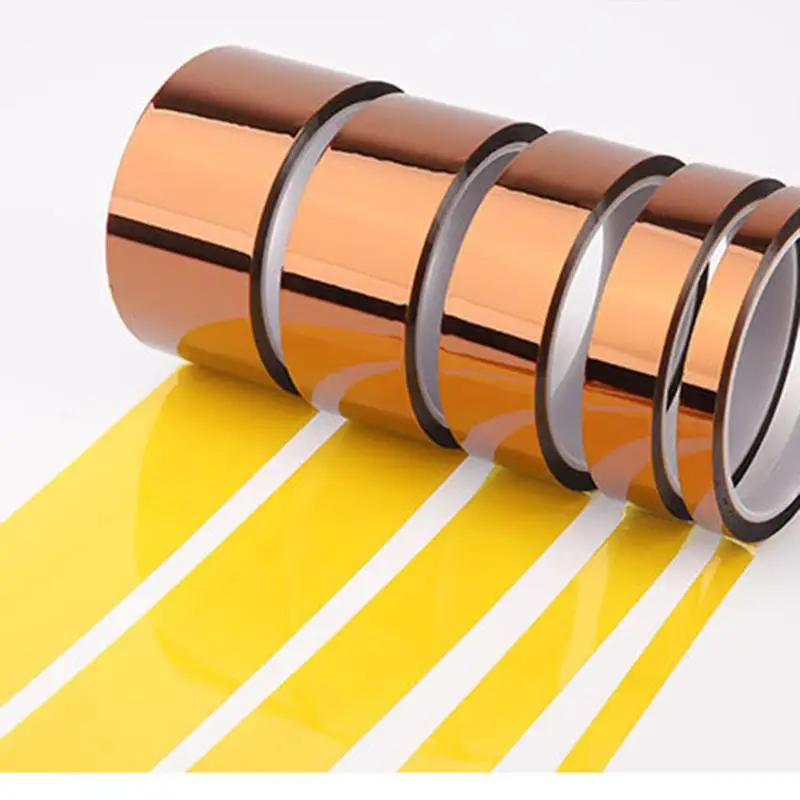 33M High Temperature Heat Tape Thermal Insulation Tape Polyimide Adhesive Insulating Adhesive Tape 3D Printing Board Protection