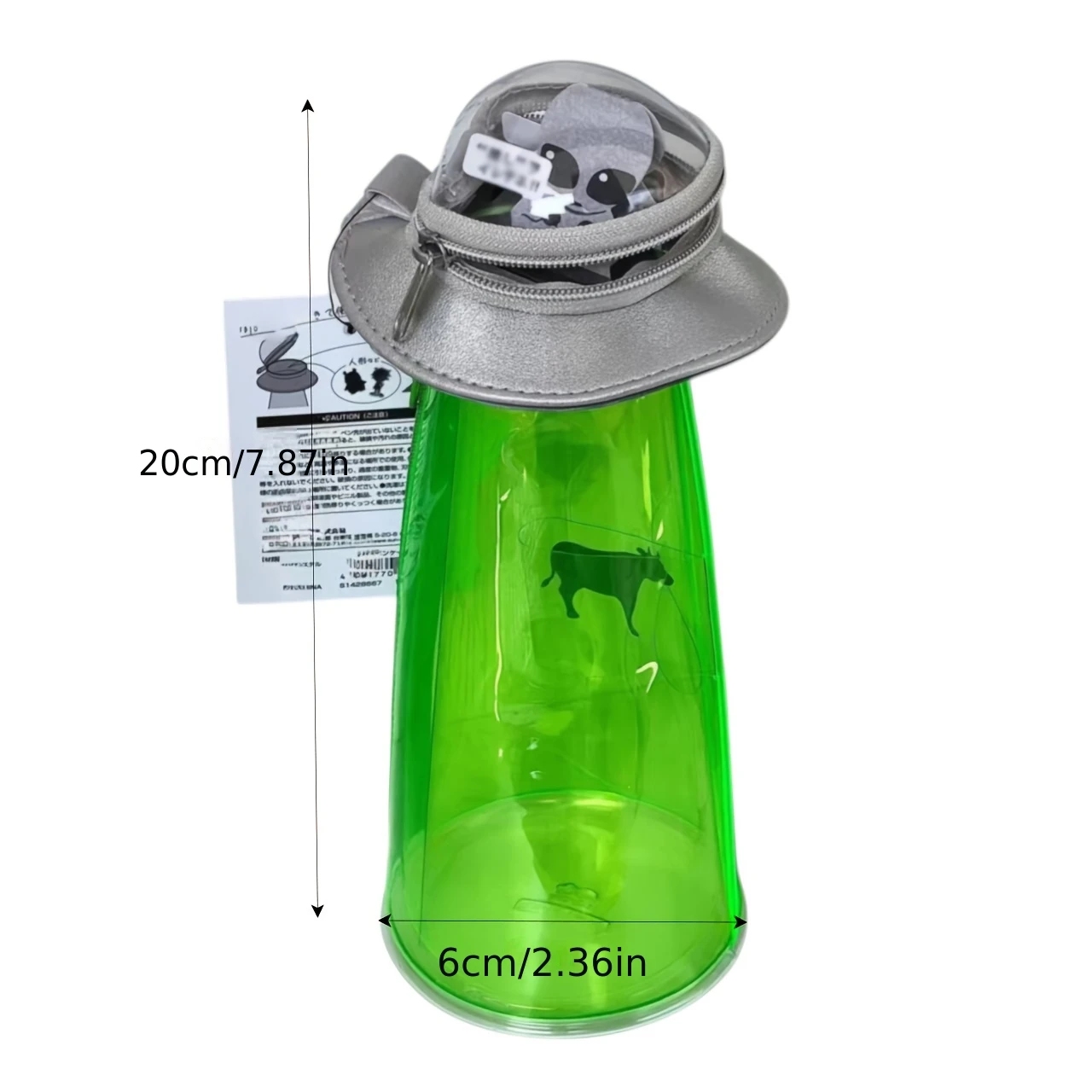 新しいクリエイティブなUFO型の収納ジャー鉛筆ケース、透明なクリエイティブなペンホルダー、学生の学用品、新学期シーズン