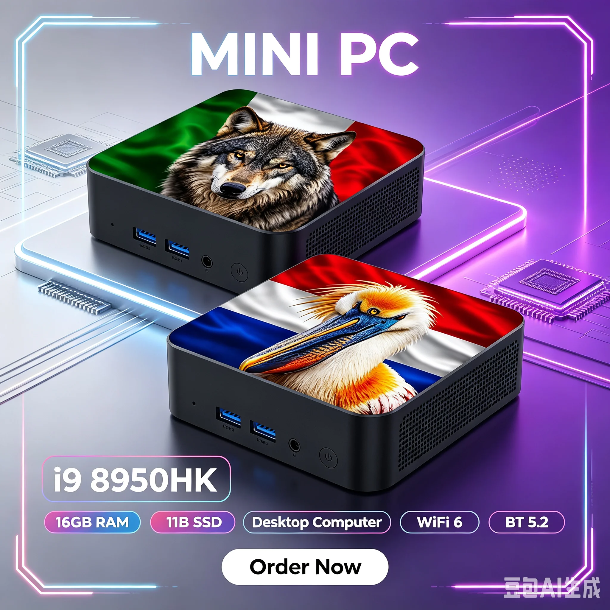 Pc Gaming Desktop - 2026 ويندوز 11 برو ميني بي