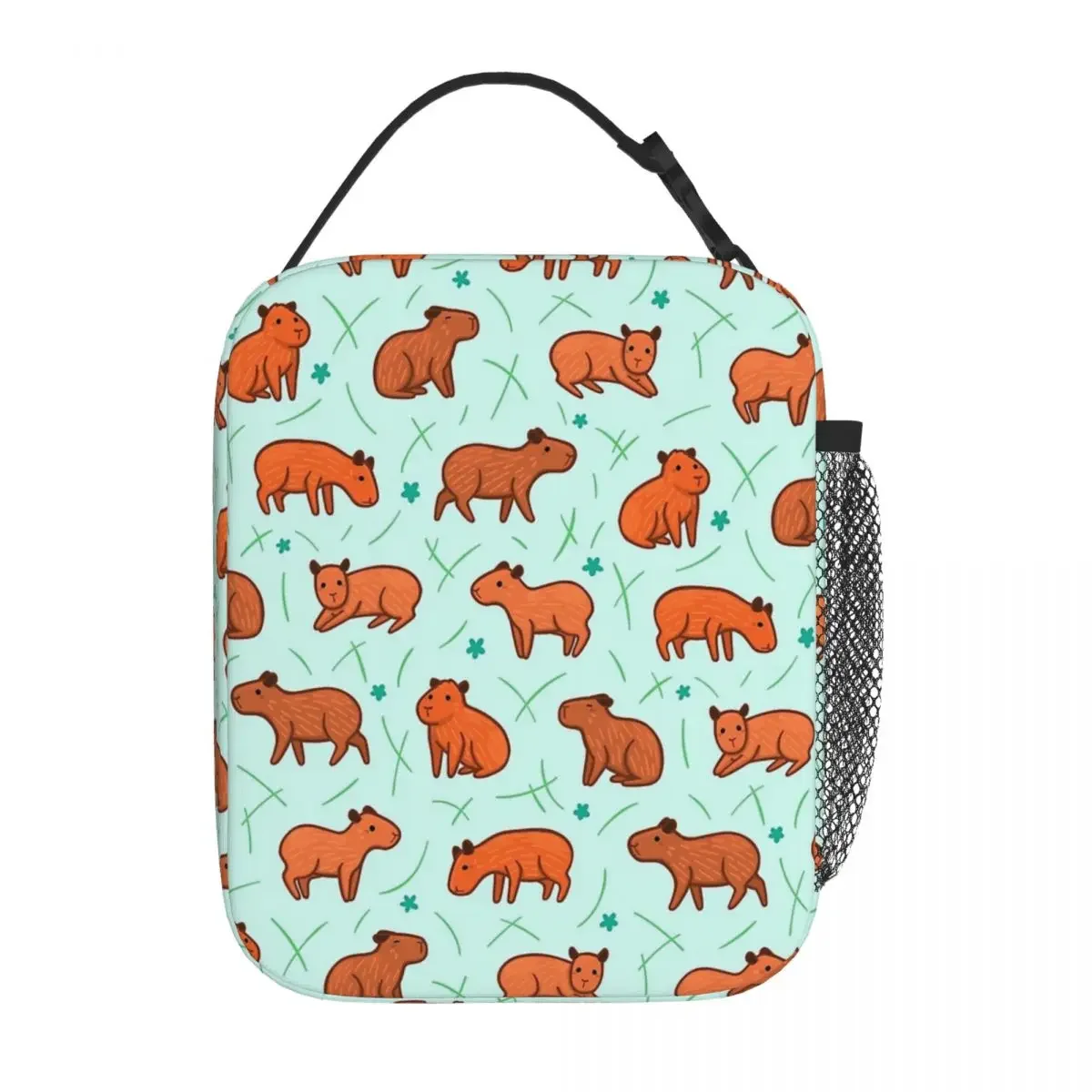 Capybara Insulated Lunch Bags Waterproof Picnic Bags Thermal Cooler Lunch Box Lunch Tote for Woman Work Children School