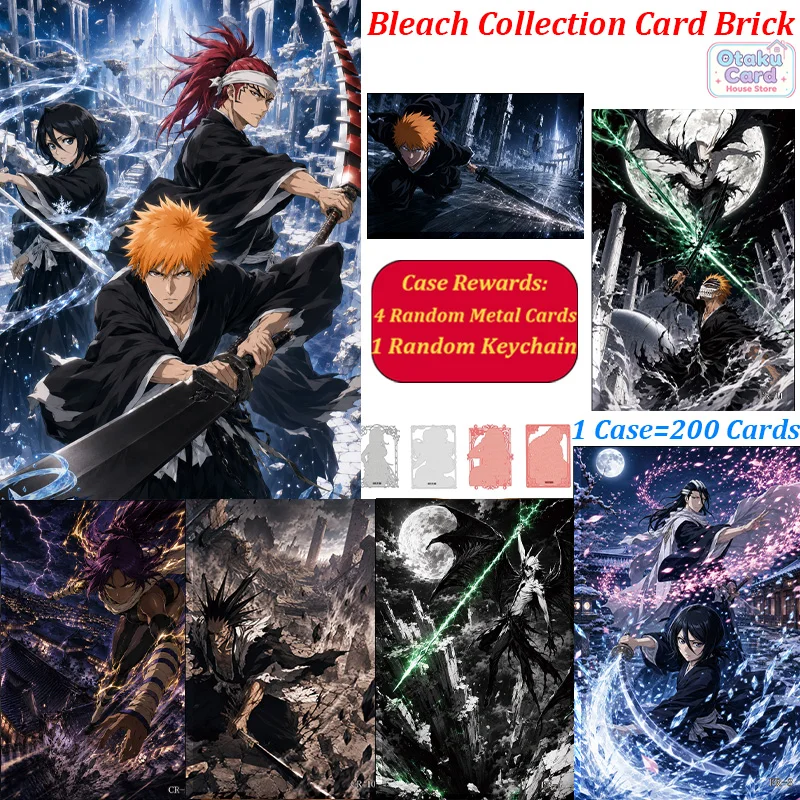 Wholesale BLEACH  Cards Acrylic Card Brick Ultra Clear Trading Card Display Stand Thickened Dustproof Card Protector Holder for