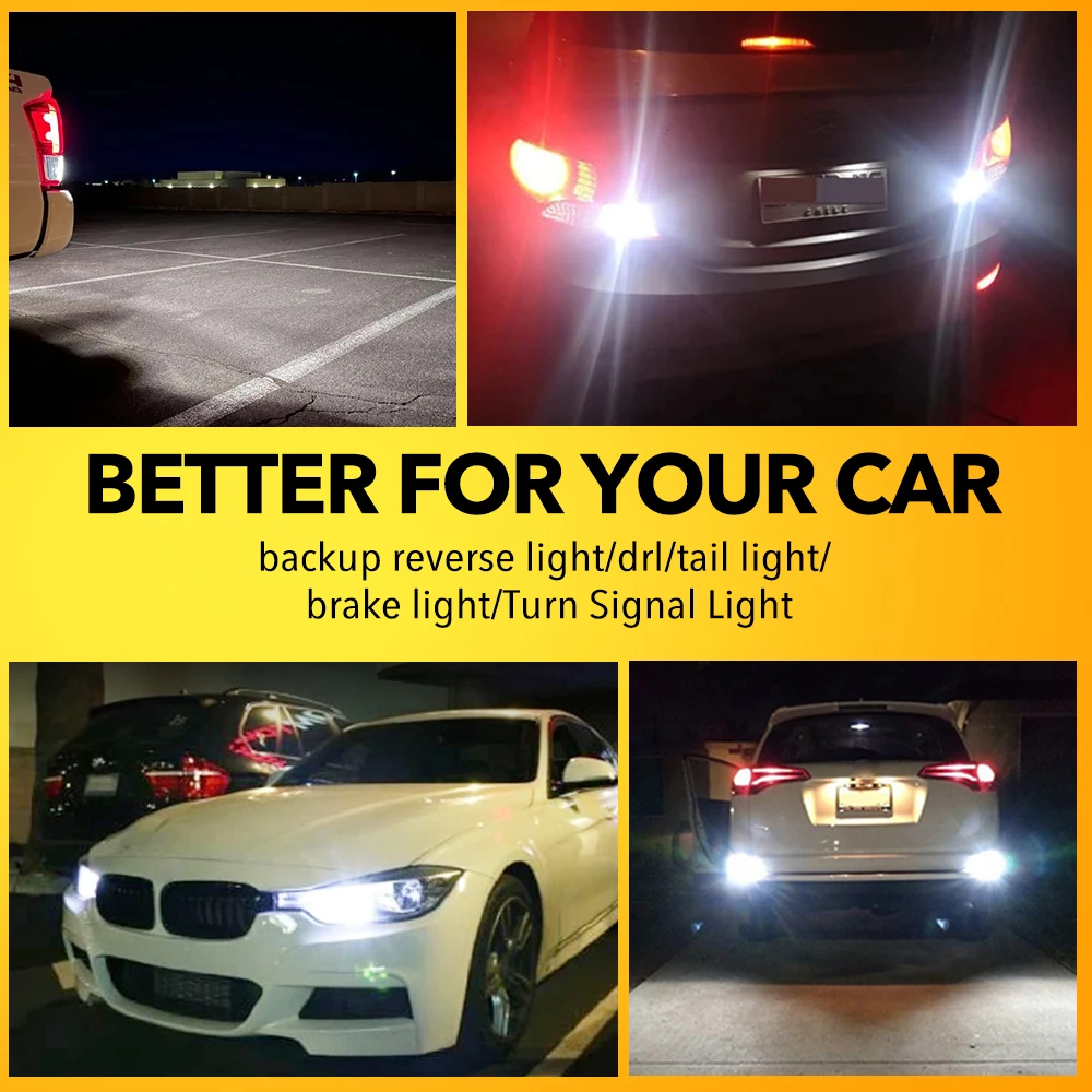 2Pcs T20 7443 W21/5W LED Bulb Canbus 7440 W21W LED Light For Lada Kalina Granta Vesta Mazda CX5 6 Toyota Camry DRL Parking Lamp