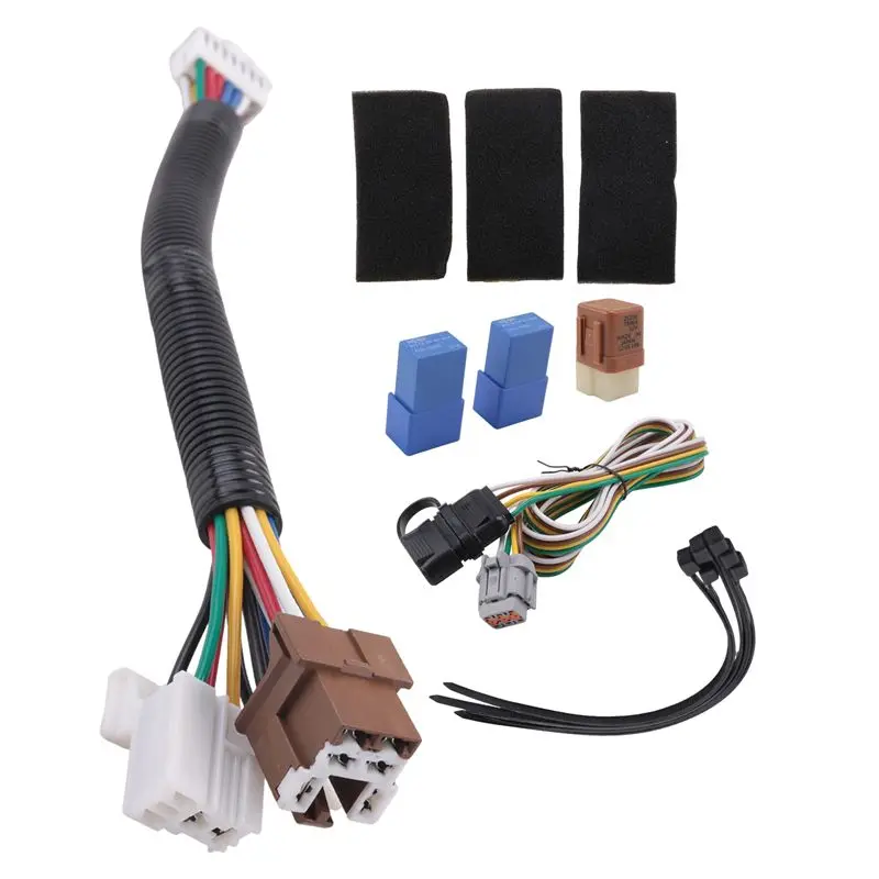

Flat Output Trailer Wiring Harness Kit 56225 4 Pin Trailer Mounting Device Wiring Harness For Nissan Frontier 2005-2024-A99D