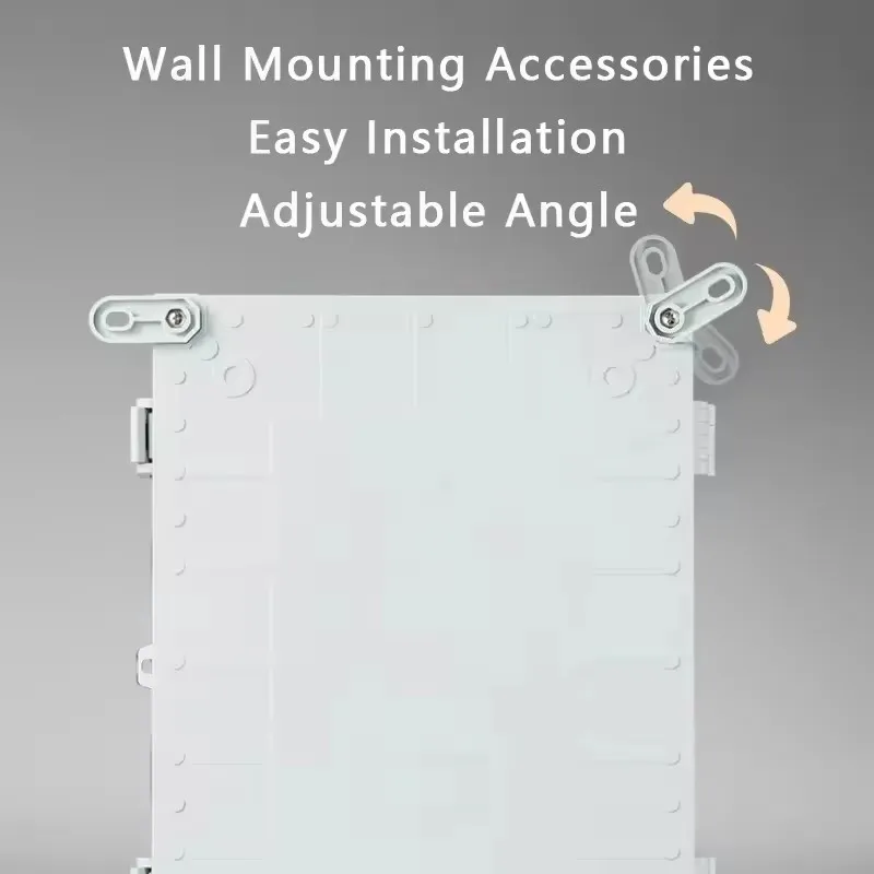 600x500x220mm IP66 Waterproof Gray/Transparent Cover Enclosure Junction Box ABS Plastic Outdoor Electronic Instrument Hinge Box