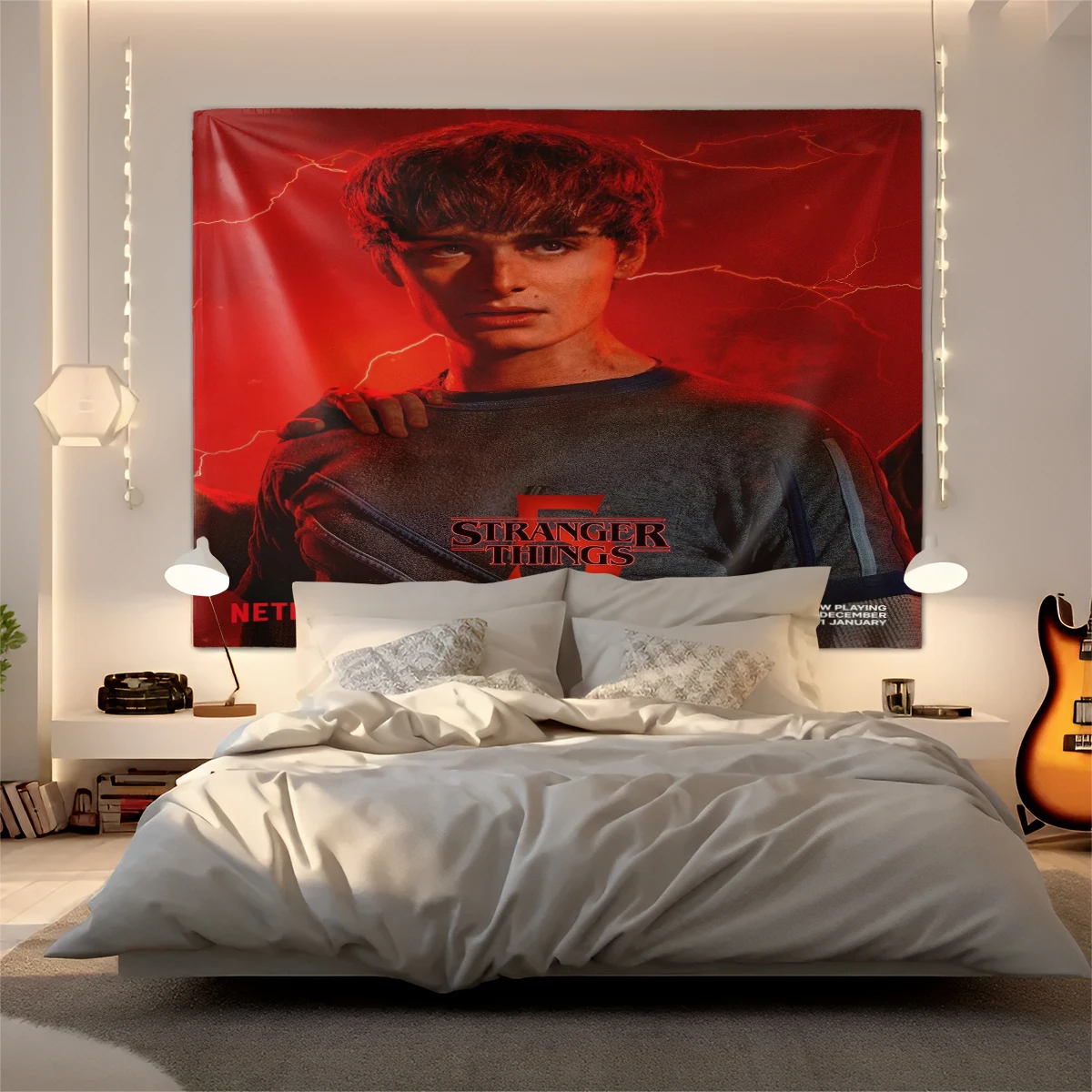 

Странные истории, популярная культура, гобелены, модные тенденции, подходят для подростков и молодежи, спальня, игровая зона, апартаменты.