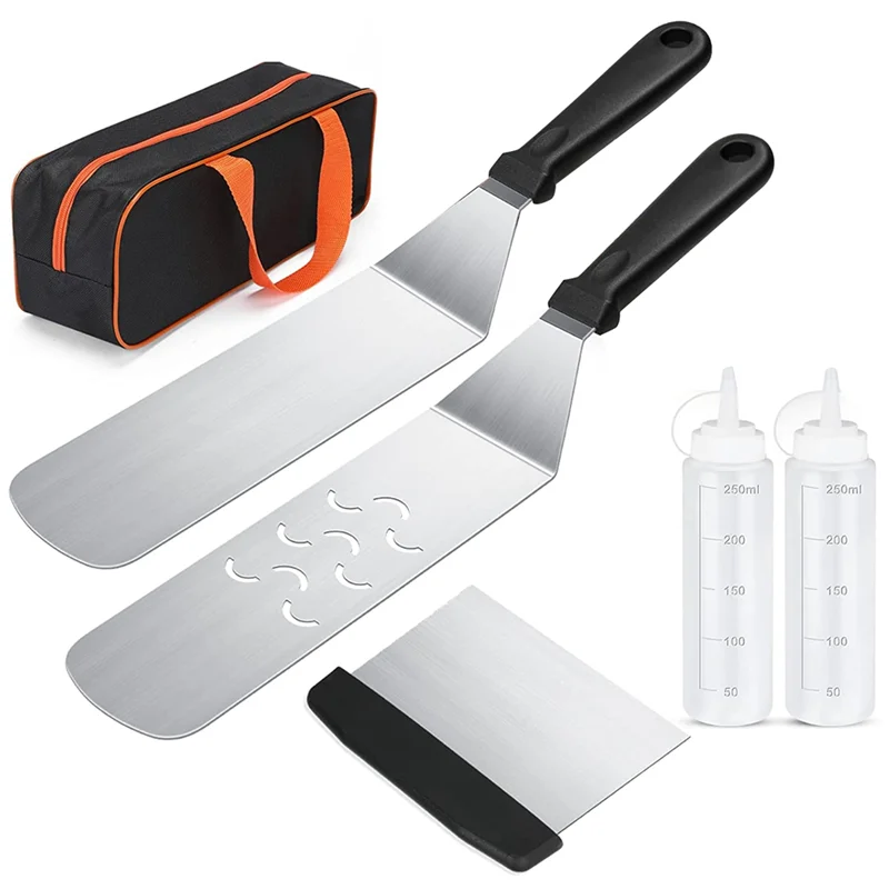 Blackstone Griddle Accessories Kit,Flat Top Grill Accessories Set for Blackstone and Camp Chef with Spatula & Carry