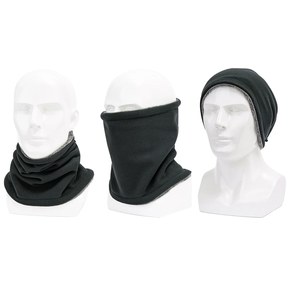 

Зимняя грелка для шеи, термофлисовая лыжная маска, толстая трубка, гетры, шарф для лица, ветрозащитная мужская и женская бандана, велосипедная повязка на голову на открытом воздухе