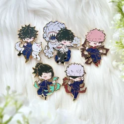 JJK enamel Pin Satoru Gojo Ryomen Sukuna-Geto Suguru-Animation & Comic