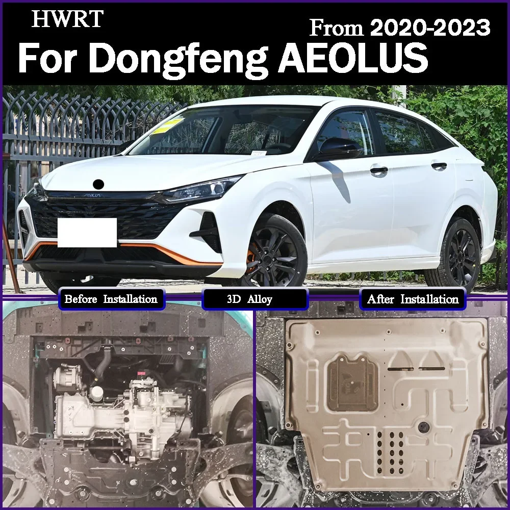 For Dongfeng AEOLUS 2020-2023 1.5T Under Engine Guard Splash Shield Mud Fender Cover Plate Fender Mudguard Protector