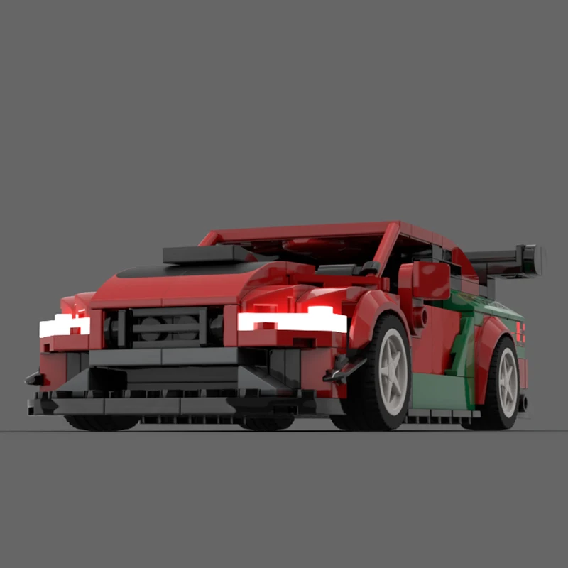 329 個 Moc テクノロジー クリスマス レーシング スーパーカー モデル ビルディング ブロック スピード ビークル ブリック おもちゃ 子供 大人 誕生日プレゼント