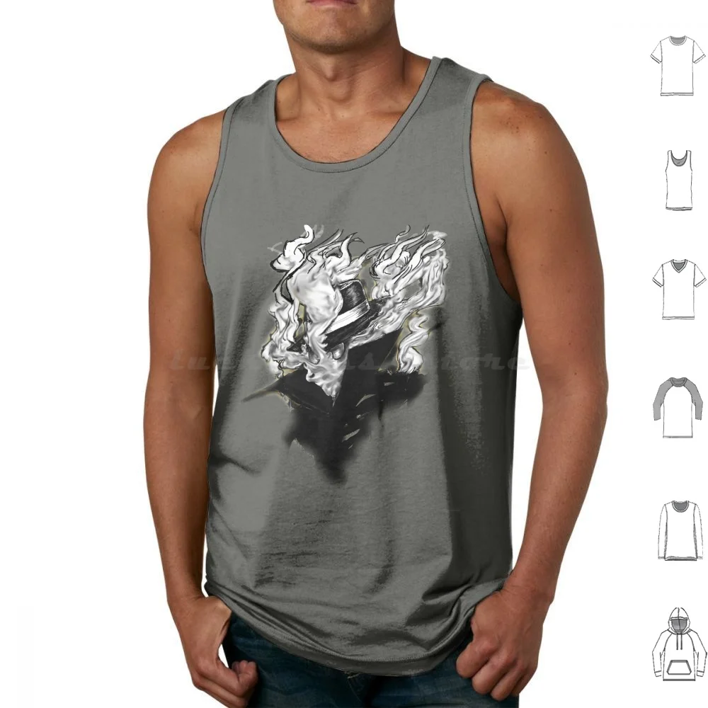 Incognito Tank Tops Vest Sleeveless Incognito Smoke