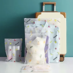Travel Transparent Clothes Storage Bags Vacuum Bags For Shoes Makeup Underwear Zipper Travel Packing Portable Organizer Pouch