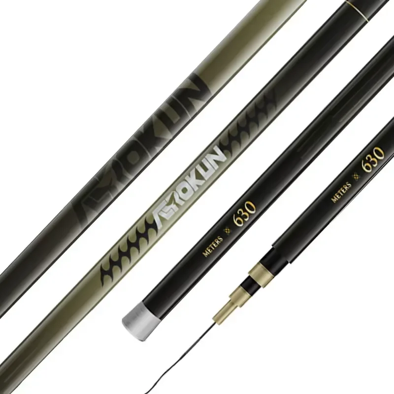 Leisure fishing rod 6.3 meters carbon fiber 46 tons carbon fiber content 99% carbon fiber fishing rod