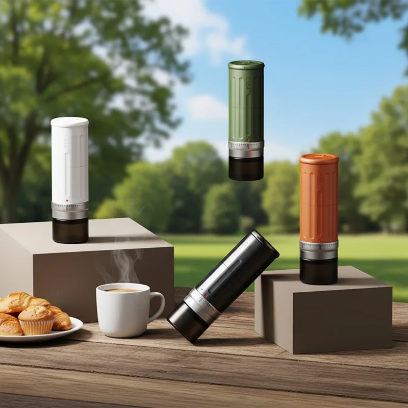 USB automatic electric coffee grinder, precise scale, aluminum 22g capacity, gift for family and friends