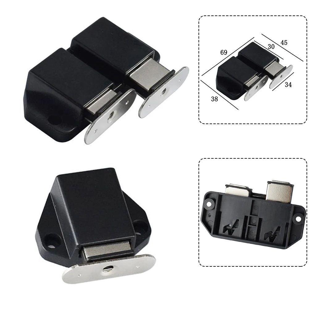 Magnetic Cabinet Catches Push To Open Magnet Latch Door Closers For Wardrobe Cupboard Kitchen Furniture Door Stopp