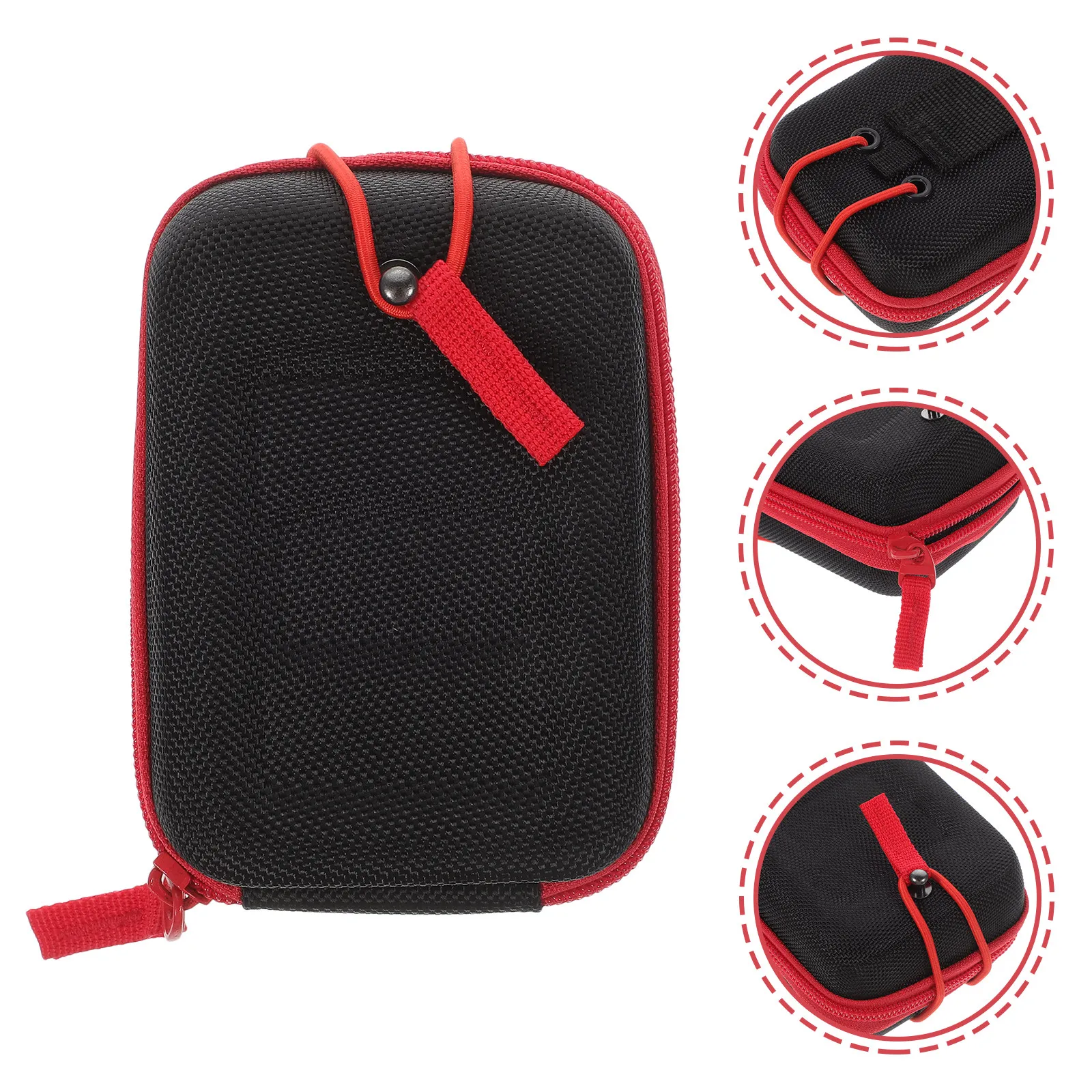 

Rangefinder Protective Case Fashionable Rugged Zipper Design Lightweight Waist Wearable Golf Storage Bag Portable Shock