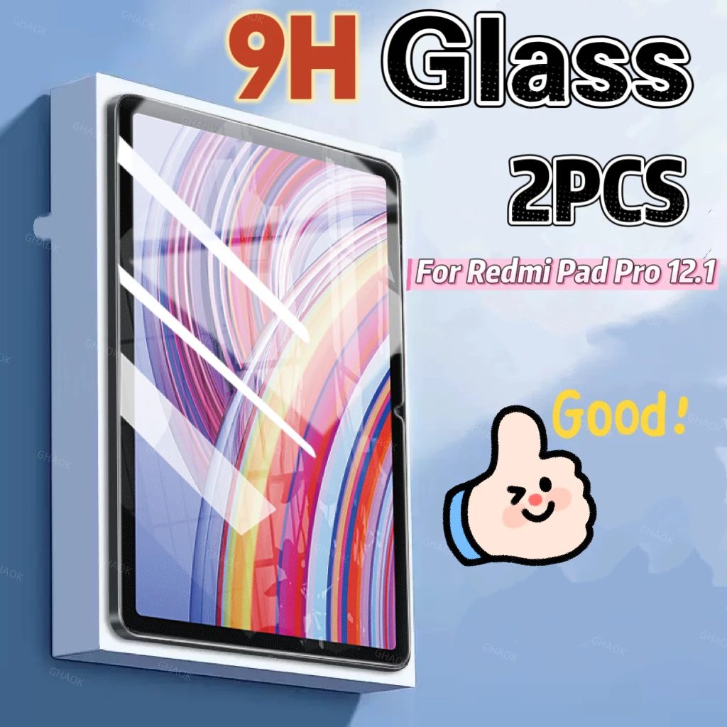

2PCS NEW Tempered Glass Screen Protector for Xiaomi Redmi Pad 2 Pro 12.1 Tablet Accessories Film
