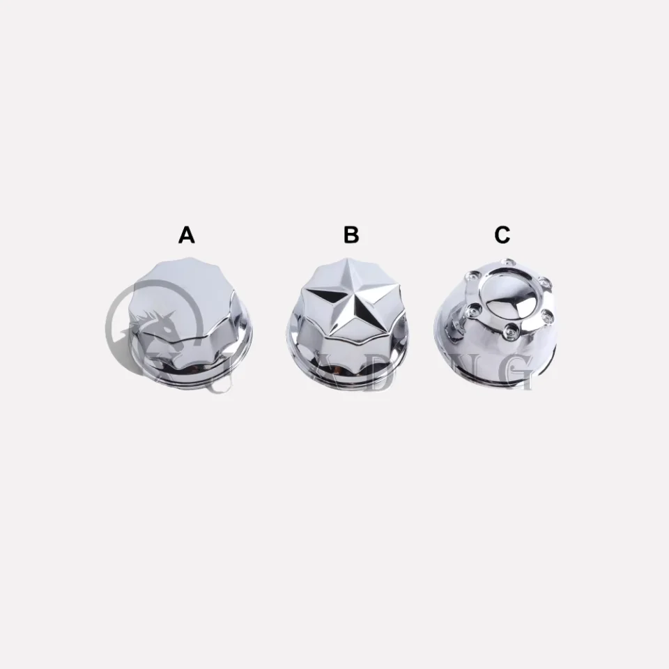 2Pcs Decorative Electroplated Hub Caps for ATV UTV Buggy Quad Bike Wheels 10 12 14 Inch Alloy Wheel Covers Accessories