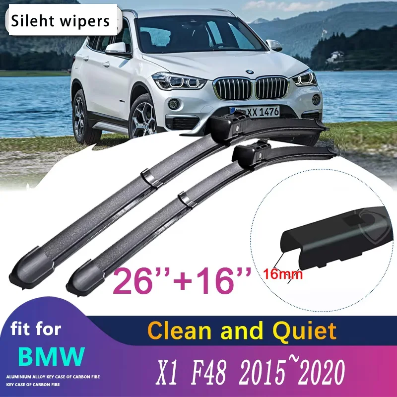 

BMW X1 F48 Car Cleaner Blades 2015 ~ 2020 Front Wrining Cleaner Car Accessories Products 2016 2017 2018 2019