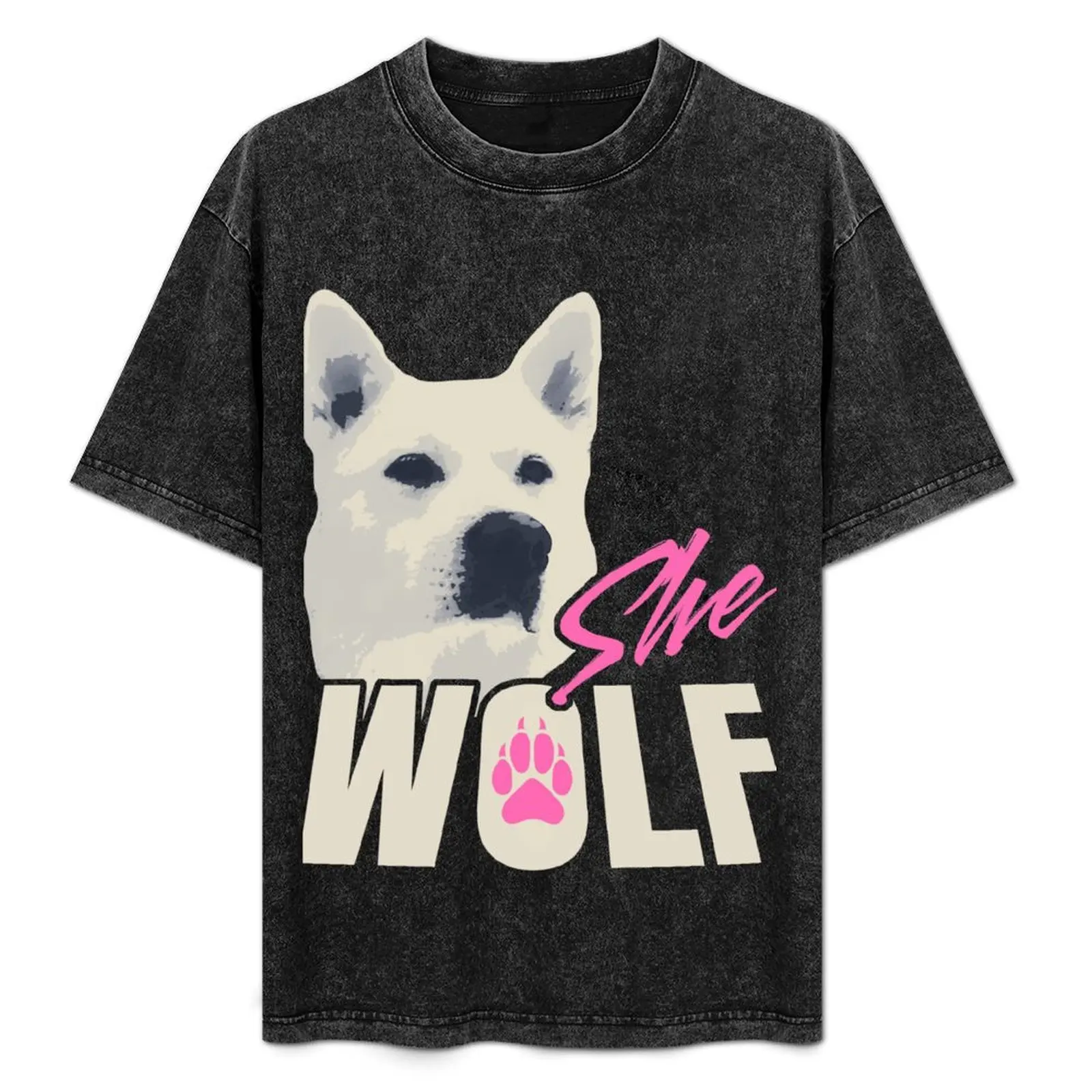 

She Wolf - Akita T-Shirt man clothes summer shirt graphic shirts anime stuff men clothing