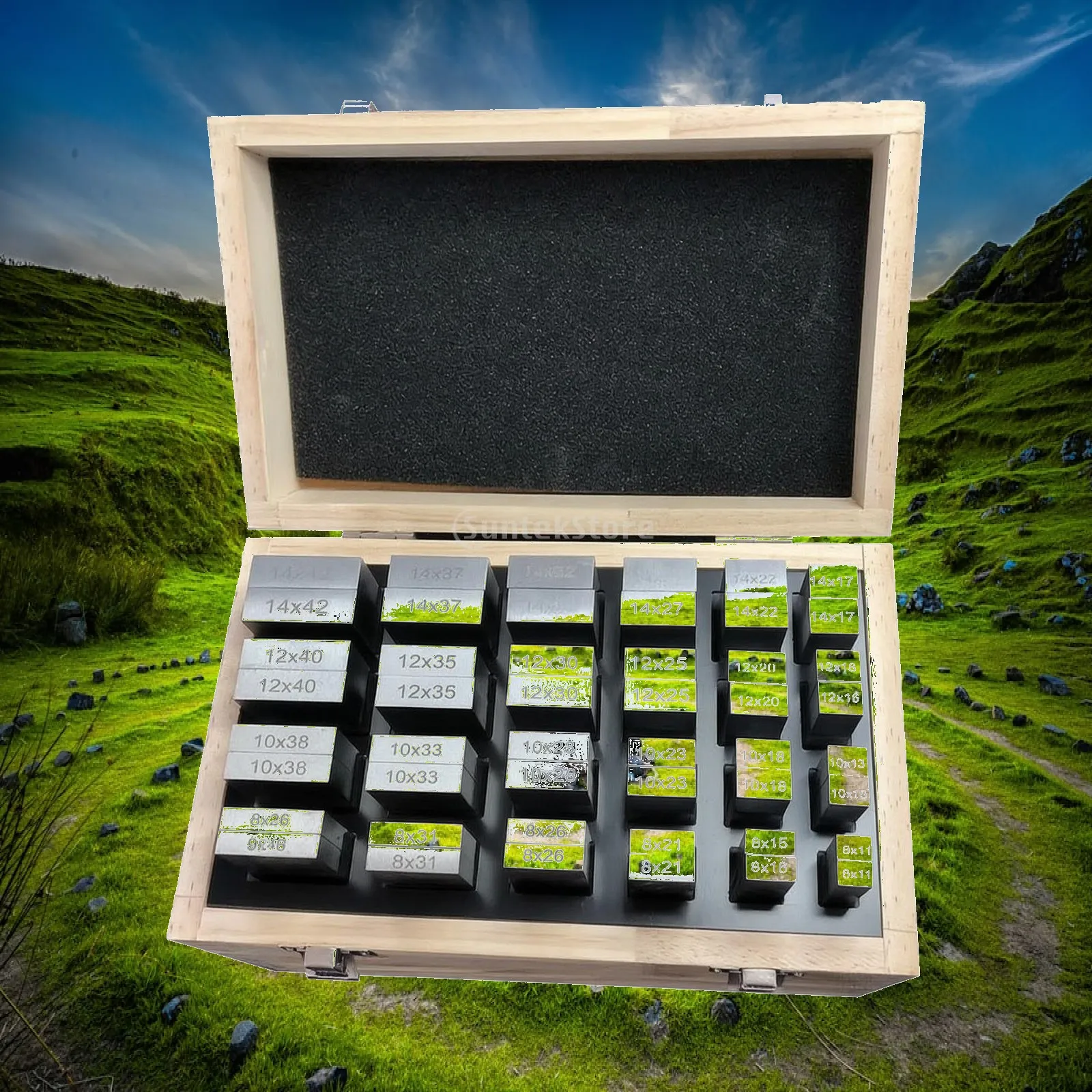 24 Pairs Precision Workpiece Positioning Block Pair Accurate Parallel Blocks for Machinists, Workshop Jigs, Fabrication Benches