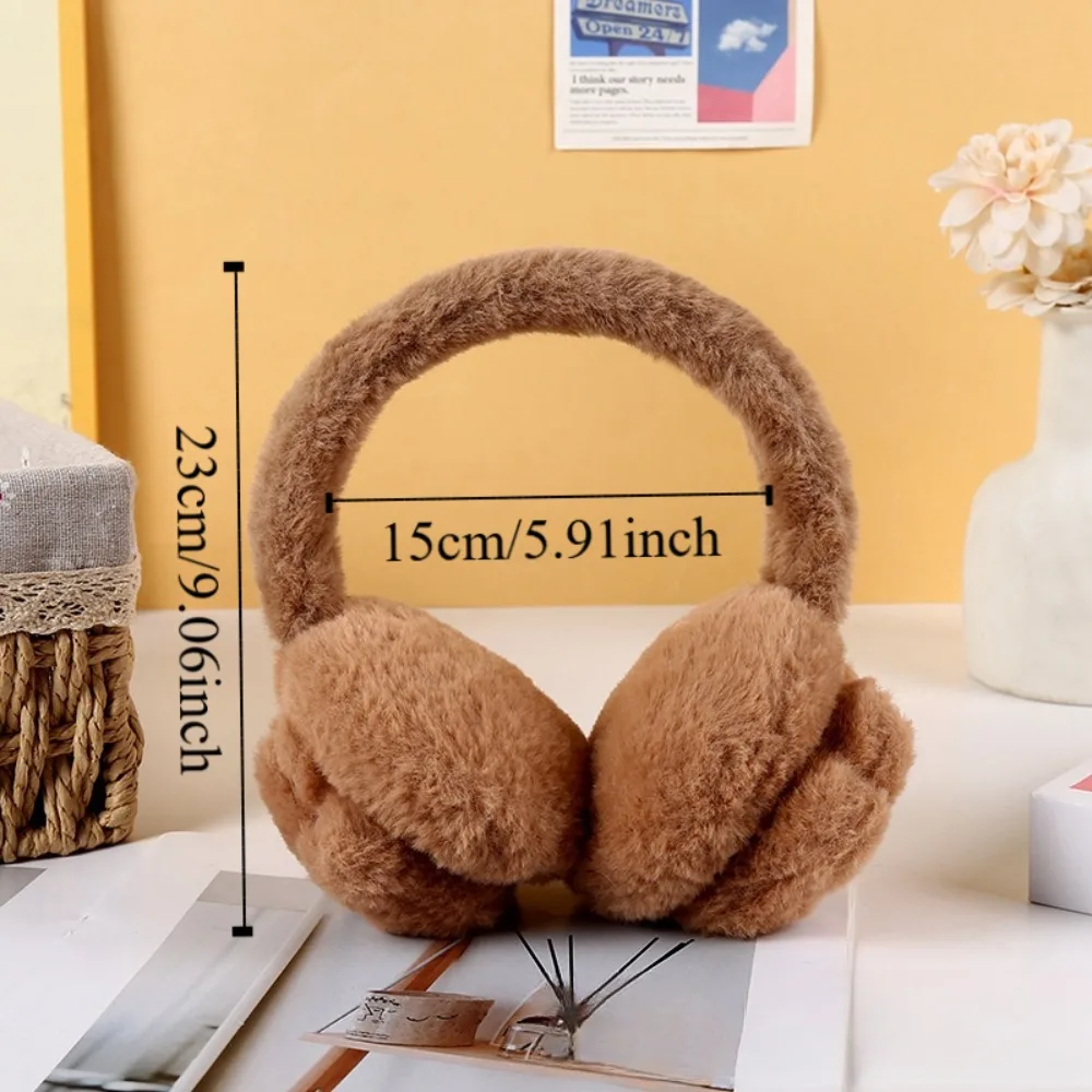 Fashion Thicken Siamese Cat Ear Cover Keep Warmer Soft Kitty Plush Earmuffs Fluffy Windproof Bear Claw Ear Cap Girl