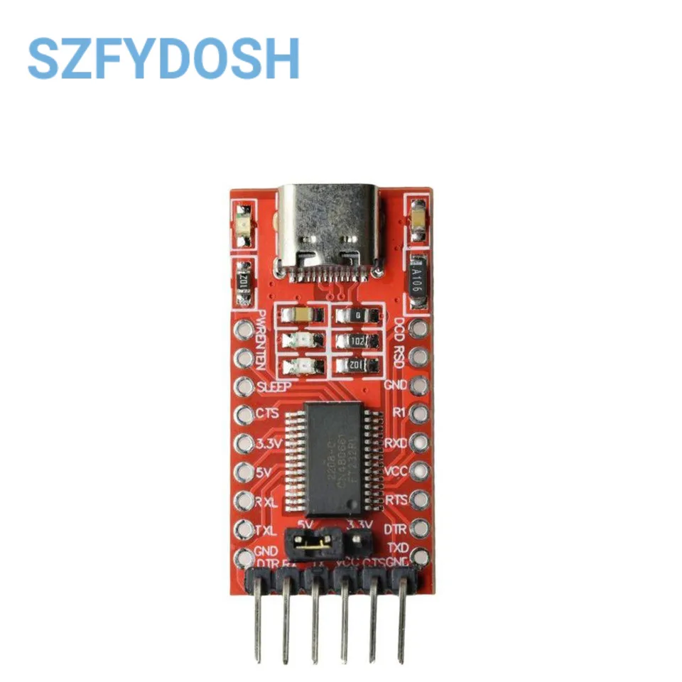 FT232RL FTDI USB 3.3V 5V a TTL Módulo adaptador serie FT232 Pro Mini USB a TTL 232