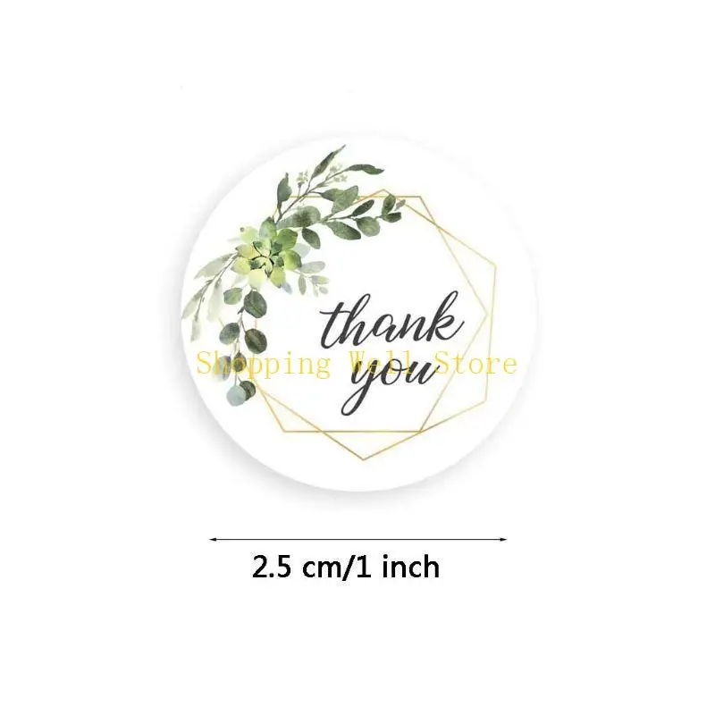 KX4B شكرًا لك ملصقات 500pcs/Roll Small Business على النعمة السريعة.