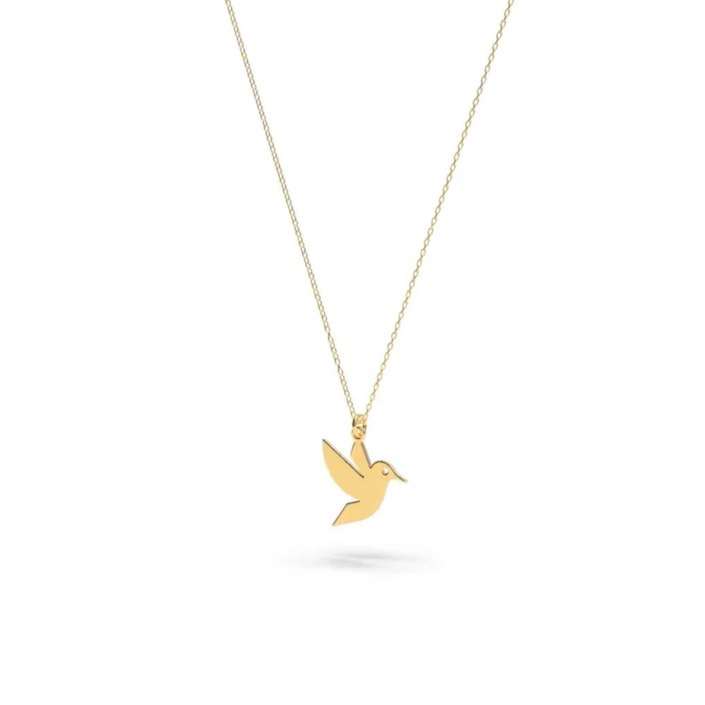 

Exquisite Hummingbird Necklace Layered Necklace Exquisite Gold Necklace Gift for Family and Her Gift