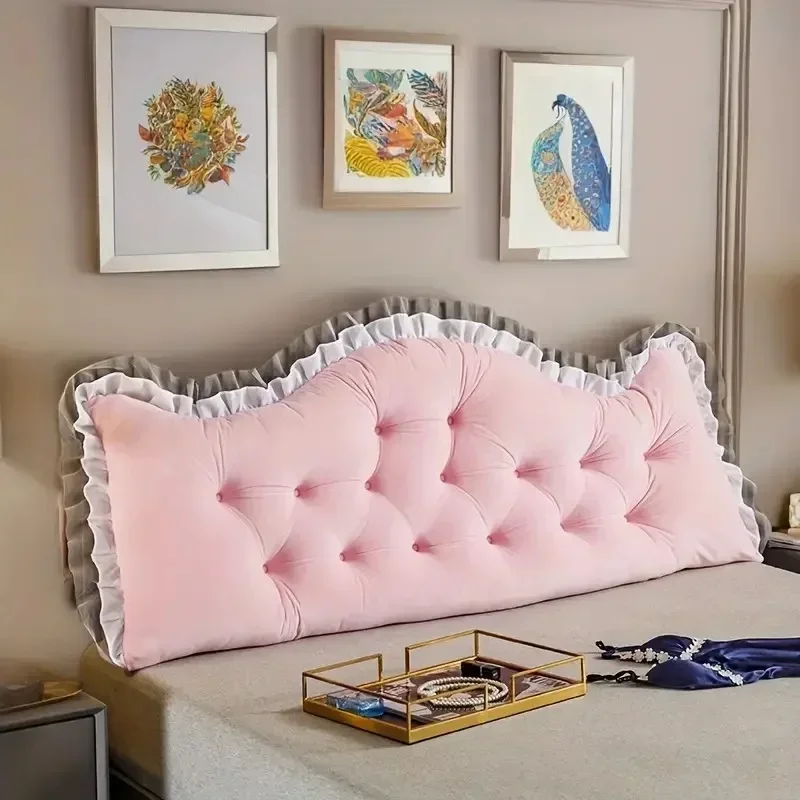 وسادة من القطيفة من حصير التاتامي، وسادة قراءة للرقبة من الدانتيل الناعم، وسادة سرير خلفية بجانب السرير، مسند ظهر كبير، مسند دعم