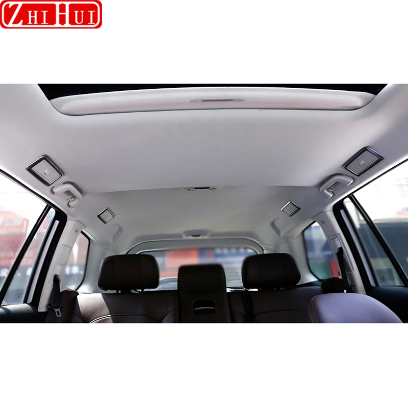 NEW For GWM Haval Hover H9 2015-2022 Car Styling Roof Air Outlet Frame Protection Decorations Stainless Steel Stickers Accessori