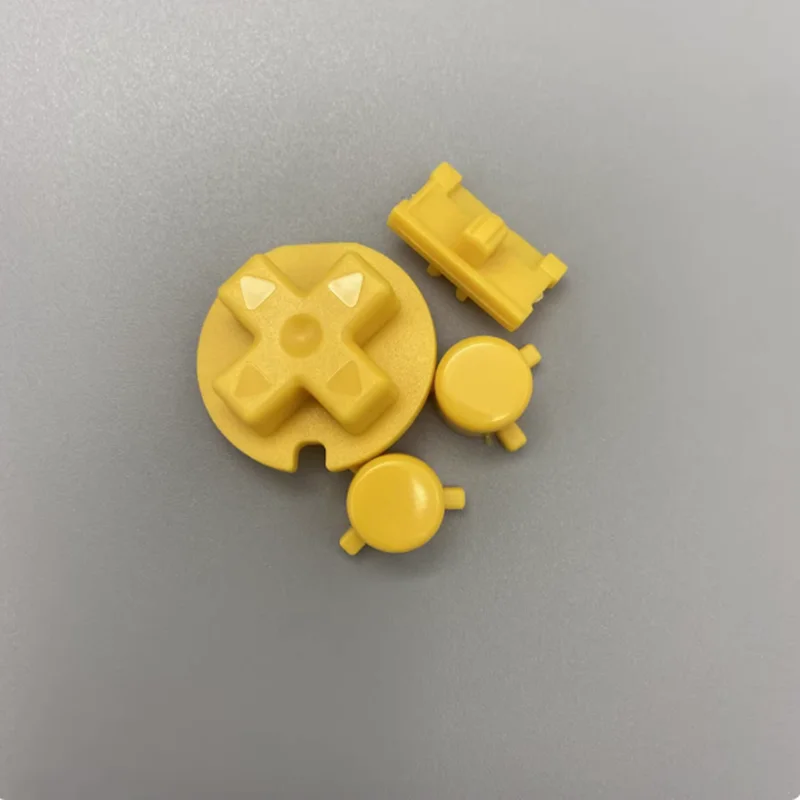 100 комплектов высококачественных красочных кнопок для Gameboy Pocket для GBP, кнопка включения и выключения AB, кнопки D, замена подушечек