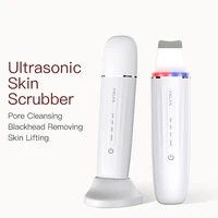 ANLAN Depurador de piel ultrasónico Peeling Facial Ultrasónico Lifting facial EMS Cuidado de la piel azul rojo Máquina de limpieza profunda de poros IPX7