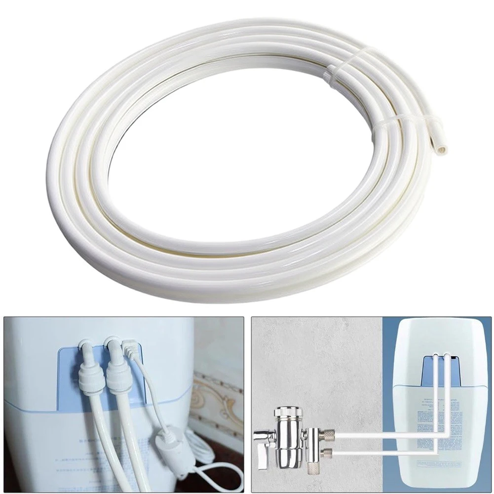 2m PE Water Hose Pair Compatible For ESpring 100188CH, Crush-Resistant Inlet Outlet Tubing For Home Filtration System Upgrade